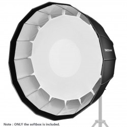 SOFTBOX HEXADECAGONE 120CM PROFONDE PLIABLE MONTURE BOWENS