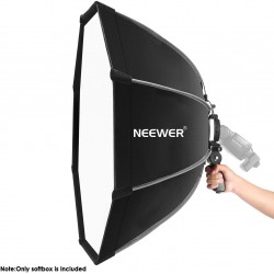 SOFTBOX  OCTOGONAL PLIABLE AVEC MONTURE S-TYPE  90CM