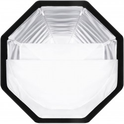 SOFTBOX  OCTOGONAL PLIABLE AVEC MONTURE S-TYPE  90CM