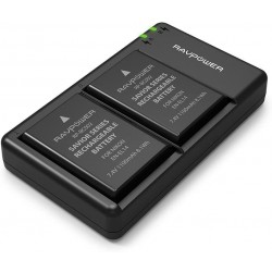 PACK DE CHARGEUR ET 2 BATTERIES EL14 POUR NIKON