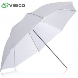 PARAPLUIE REFLECTEUR BLANC TRANSLUCIDE 80CM