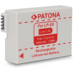 BATTERIE PATONA 1077 POUR CANON LP-E8