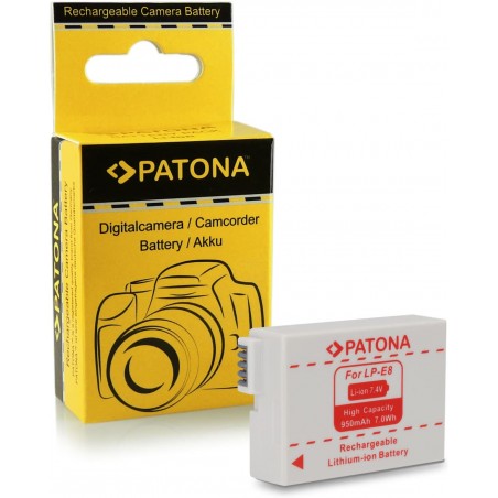 BATTERIE PATONA 1077 POUR CANON LP-E8