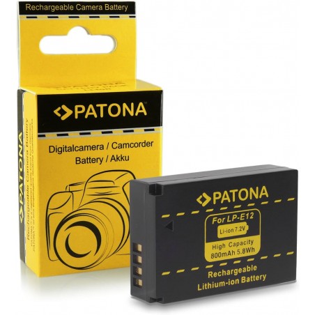 BATTERIE PATONA 1141 POUR CANON LP-E12