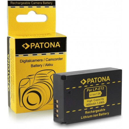 PATONA BATTERY LP-E12