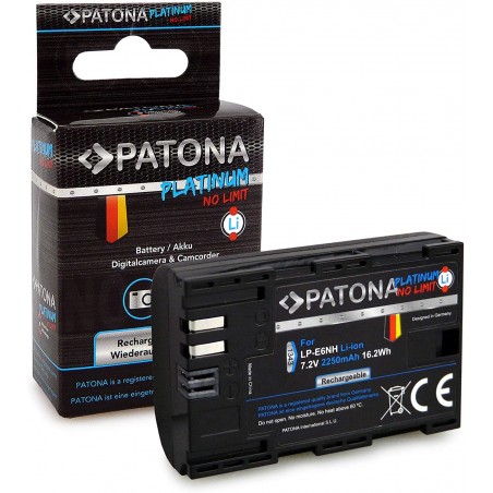 BATTERIE PATONA PLATINUM 1343 POUR CANON LP-E6NH