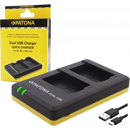 PATONA CHARGEUR DOUBLE USB  EN-EL15