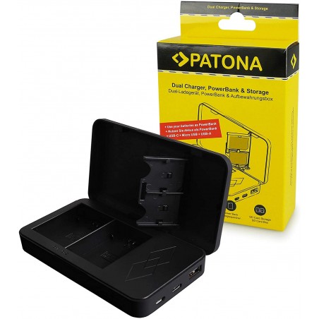CHARGEUR PATONA DOUBLE 3 EN 1 POUR SONY NP-FZ100 (9892)