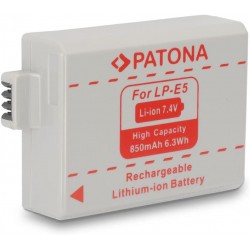 BATTERIE PATONA 1012 POUR CANON LP-E5