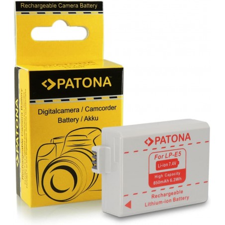 BATTERIE LP-E5 PATONA POUR CANON