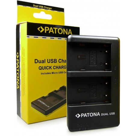 CHARGEUR NB-2L PATONA DOUBLE USB POUR CANON