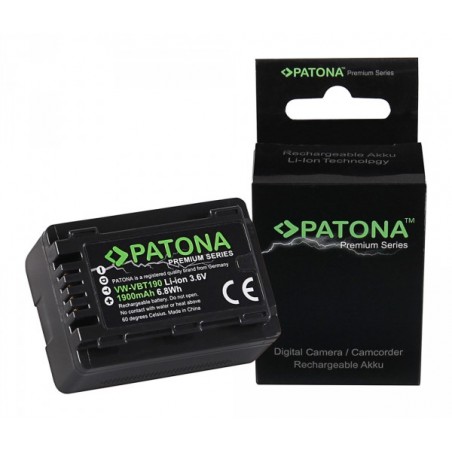 BATTERIE VW-VBT190 PATONA PREMIUM POUR PANASONIC