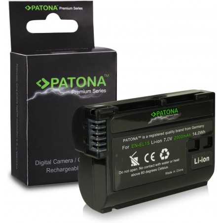 BATTERIE PATONA EL-E15b PREMIUM POUR NIKON