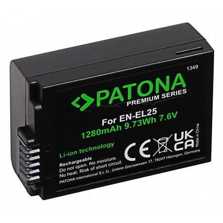 Batterie PATONA Premium 1349 POUR NIKON Z30/Z50 EN-EL25