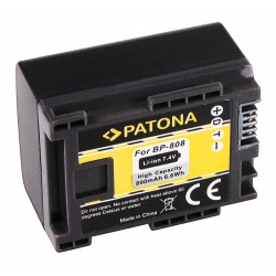 BATTERIE PATONA 1083 POUR CANON BP-808