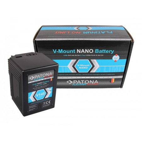 BATTERIE PATONA PLATINUM NANO 1300 V MOUNT 142WH SONY BP-150W