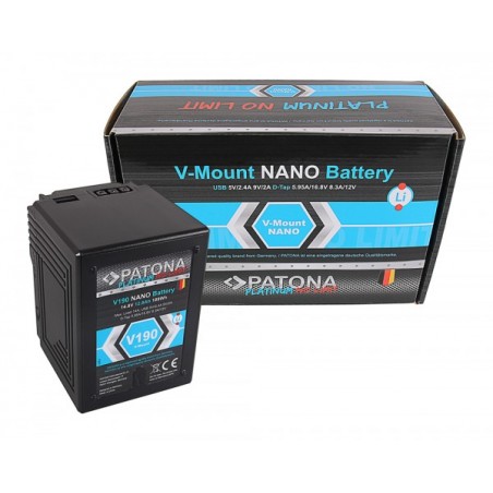 BATTERIE PATONA PLATINUM NANO 1301 VMOUNT 189WH SONY BP-150W