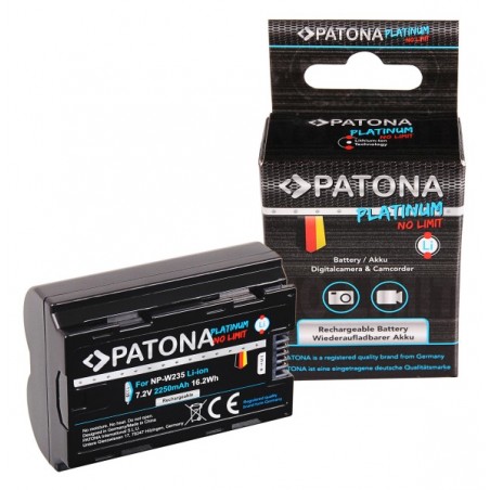 BATTERIE PATONA PLATINUM 1339 POUR FUJI X- T4 NP-W235