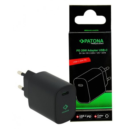 ADAPTATEUR SECTEUR /USB C PATONA Premium 2591 PD20W