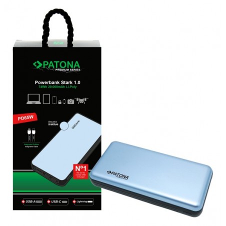 PATONA PREMIUM POWER BANK 9991 STARK 1.0 PD65W 20000mAh