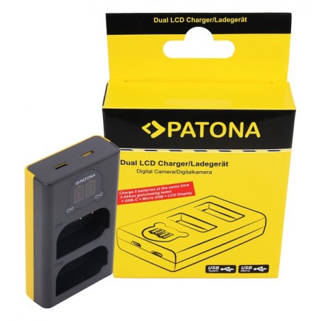 CHARGEUR PATONA DOUBLE 9886 DMW-BLK22 POUR PANASONIC