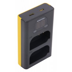 CHARGEUR PATONA DOUBLE 9886 DMW-BLK22 POUR PANASONIC