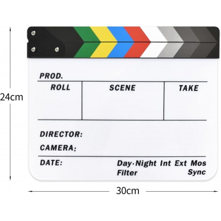 CLAPPERBOARD BLANC