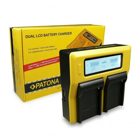 CHARGEUR DOUBLE PATONA LCD 1809