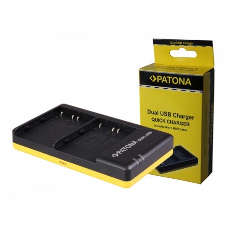 CHARGEUR DOUBLE USB PATONA 1945 EN-EL3E POUR NIKON