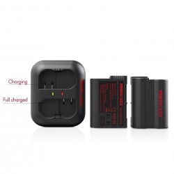 Pack de chargeur et 2 Batteries pour Nikon EN-EL15
