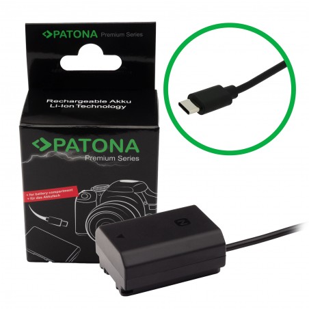 BATTERIE PATONA 9414 PREMIUM COUPLER USB-C FZ100
