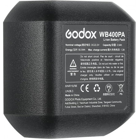 GODOX BATTERIE WB400P POUR FLASH AD400 PRO