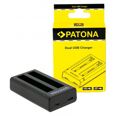 CHARGEUR PATONA DOUBLE 1423 POUR INSTA360 X4