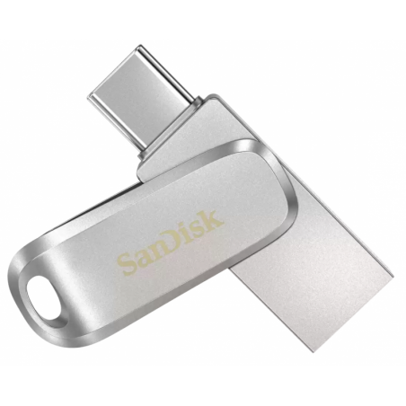 SANDISK ULTRA DUAL DRIVE LUXE 64GB VIT 400MB/S USB TYPE-C