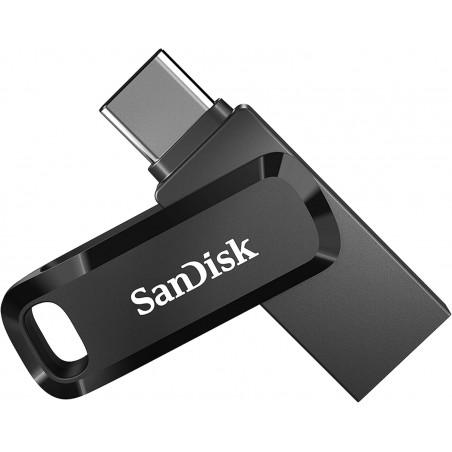 CLE USB SANDISK ULTRA DUALDRIVE 64G VIT 300MB/S USB-TYPE-C