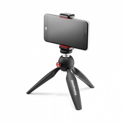 PIXI MINI TREPIED MANFROTOO + PINCE NOIR