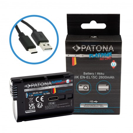BATTERIE PATONA PLATINUM 1344 POUR NIKON EN-E15 C
