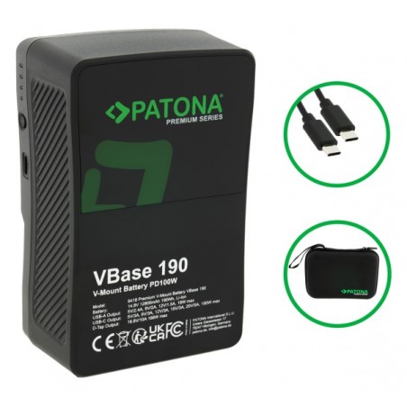 BATTERIE PATONA PREMIUM V-MOUNT 9418 VBASE 190 PD100W