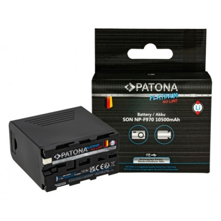 BATTERIE PATONA PLATINUM 1377 NP-F970 USB-C