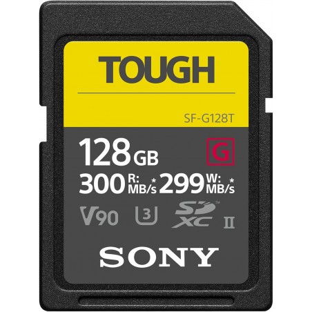 CARTE MEMOIRE SONY SD SERIE G TOUGH UHS II 128GB V300/299MB (V90)