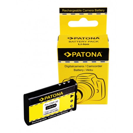 BATTERIE PATONA 1076 POUR CASIO EXILIM EX-H10 NP-90