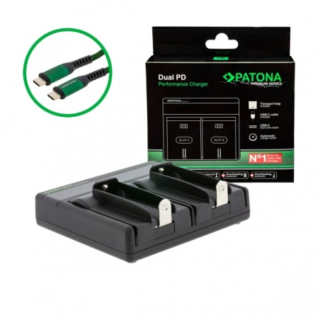 Chargeur PATONA Premium 121682  pour batterie 18650