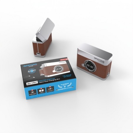 Boîtier de charge double PATONA Platinum USB-C pour Sony NP-FZ100